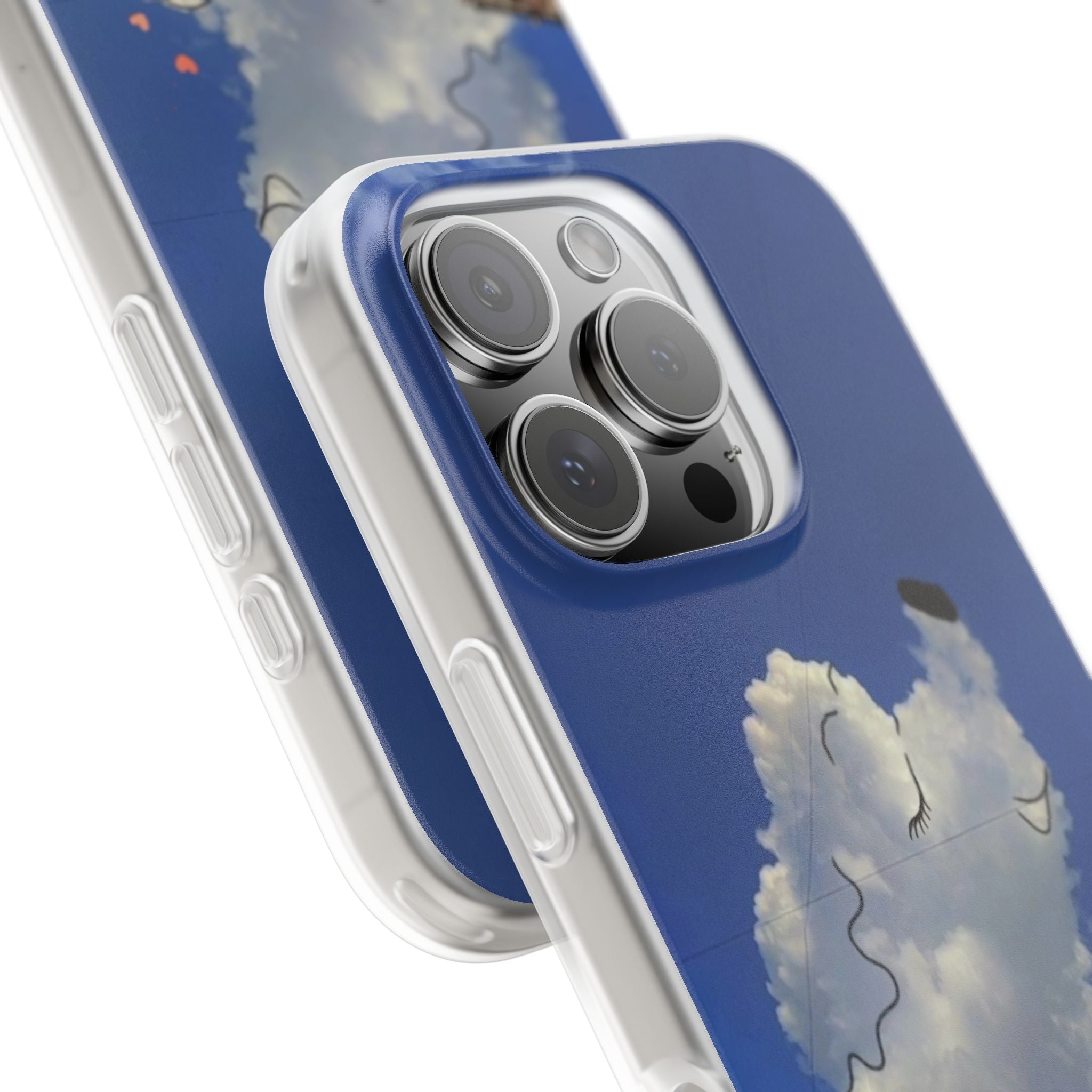 Cute Cloud Dog Phone Case — Sunny Sky Illustration iPhone Case