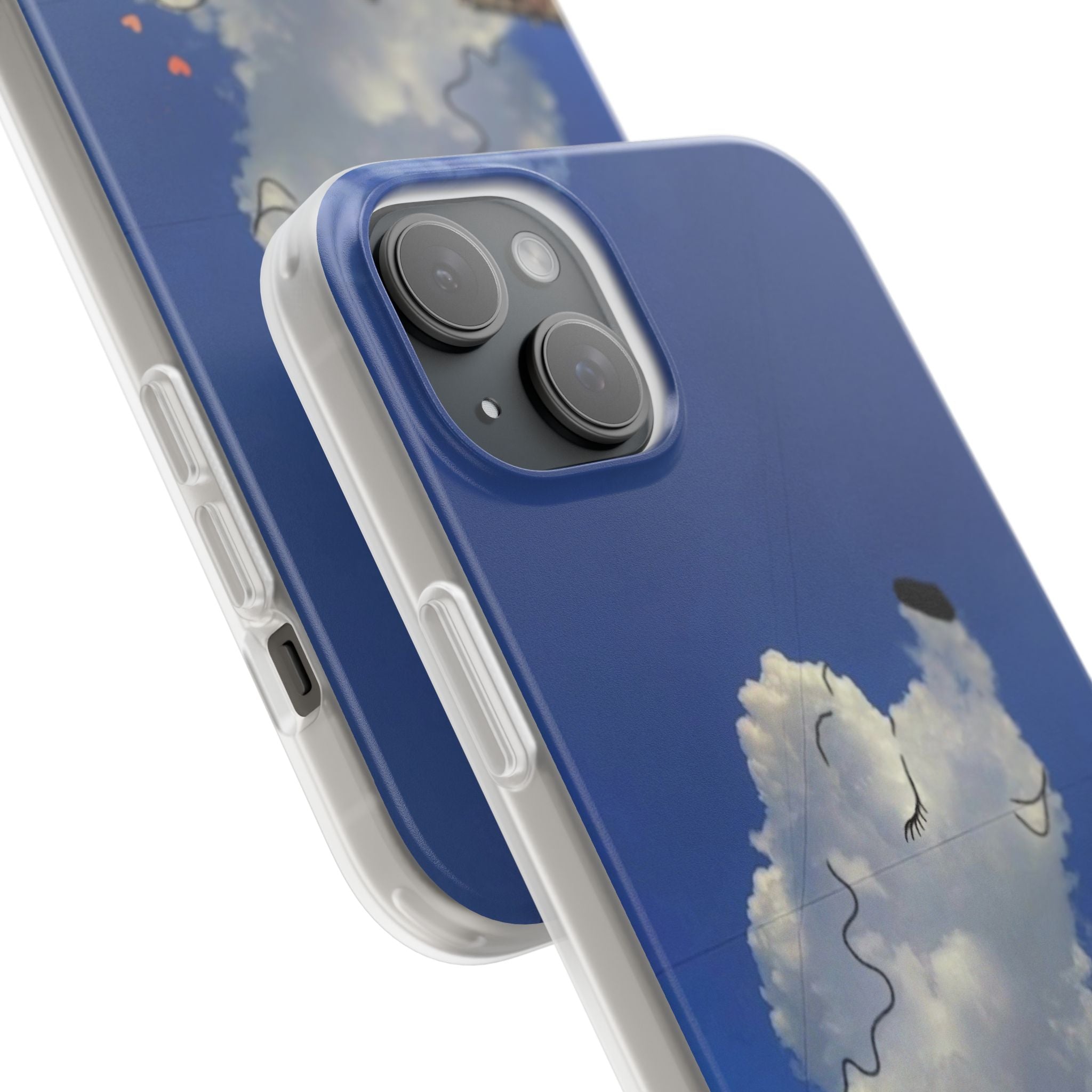 Cute Cloud Dog Phone Case — Sunny Sky Illustration iPhone Case