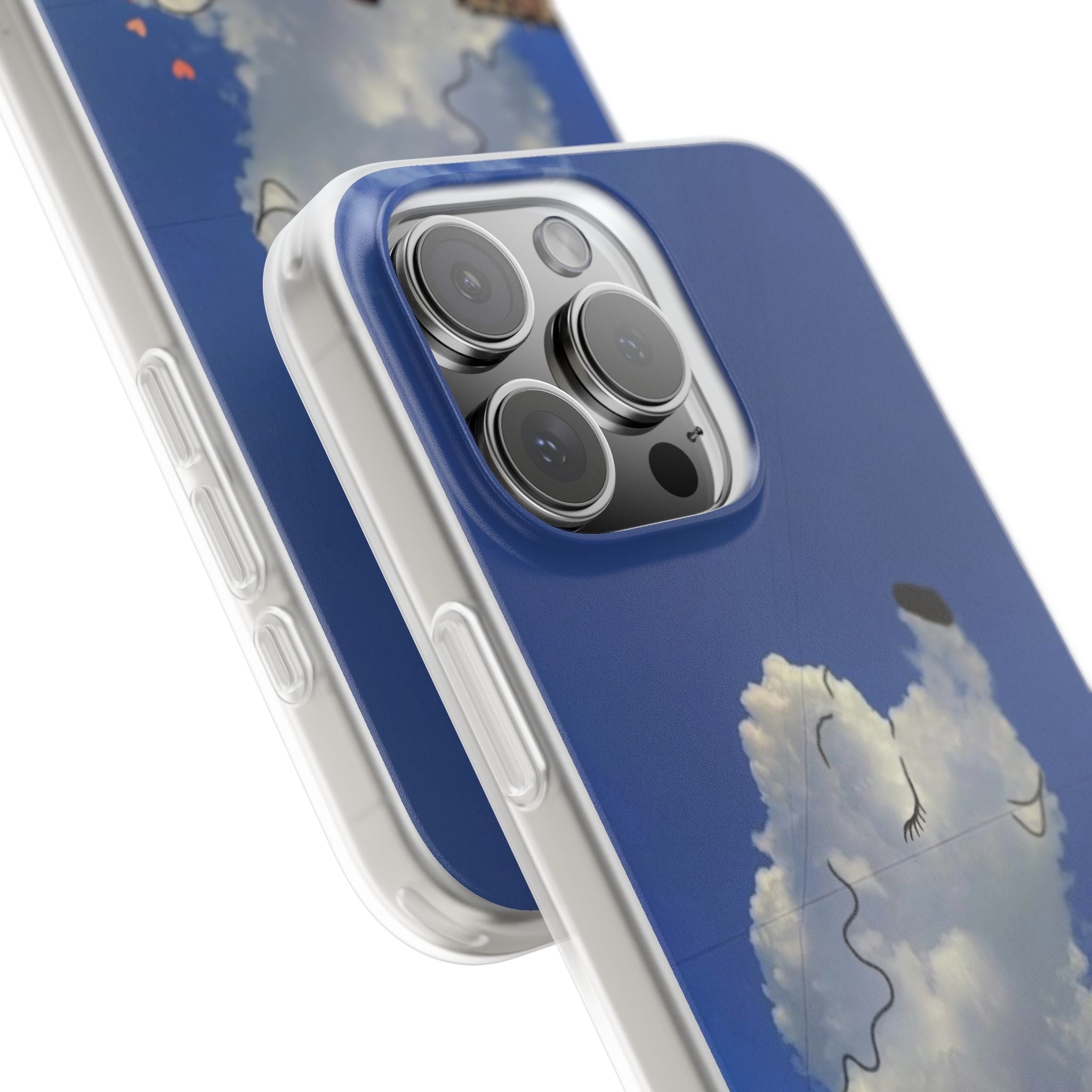 Cute Cloud Dog Phone Case — Sunny Sky Illustration iPhone Case